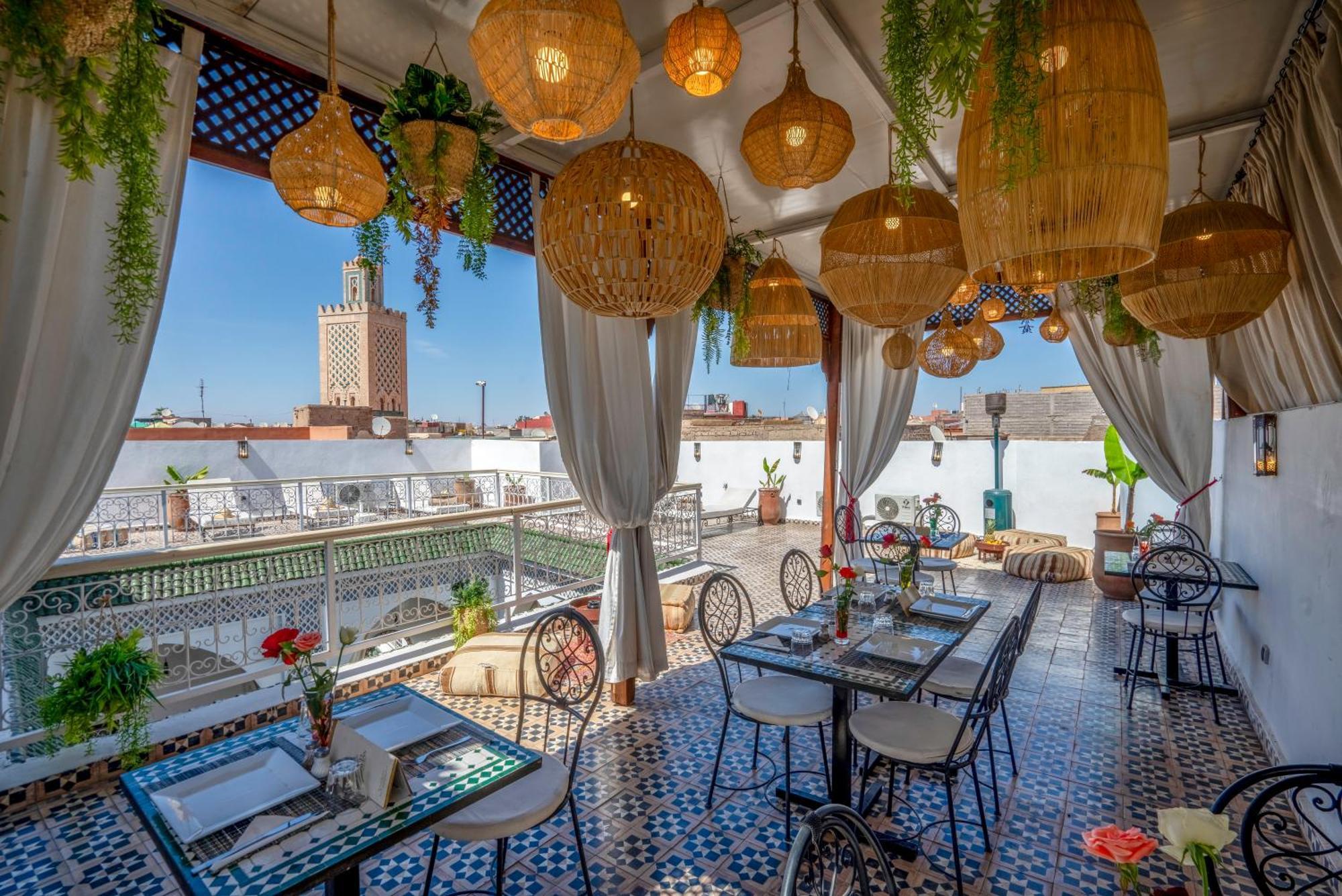 Riad Les Cornes De Gazelle Marrakesh Exterior foto